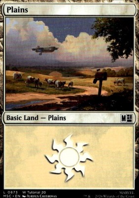Plains (0873) 873 Commander: Marvel Super Heroes Ungraded
