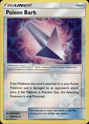 Poison Barb 124/149 SM Base Set Ungraded