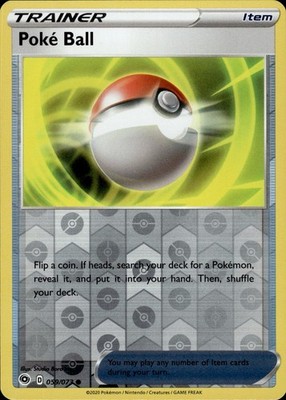 Poke Ball 059/073 Champion's Path Ungraded