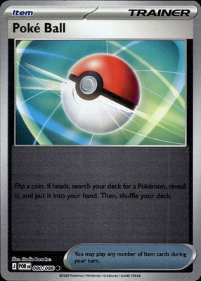 Poke Ball 080/088 Perfect Order Ungraded