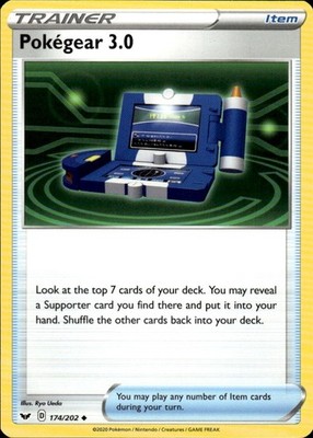 Pokegear 3.0 174/202 Sword & Shield Ungraded