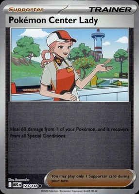 Pokemon Center Lady 123/132 Mega Evolution Ungraded