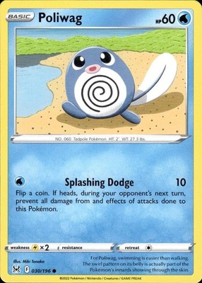 Poliwag 030/196 Lost Origin Ungraded