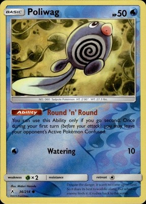Poliwag 36/214 Unbroken Bonds Ungraded