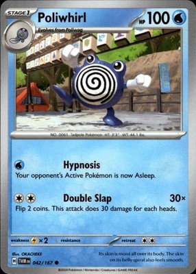 Poliwhirl 042/167 Twilight Masquerade Ungraded