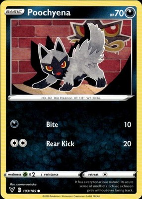 Poochyena 103/185 Vivid Voltage Ungraded