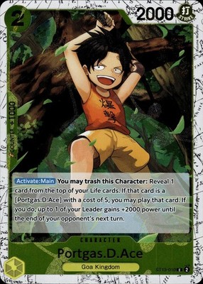 Portgas.D.Ace (Pirate Foil) ST13-010 Premium Booster -The Best- Vol. 2 Ungraded