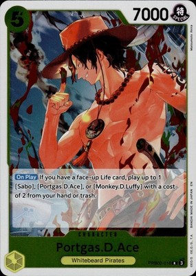 Portgas.D.Ace PRB02-018 Premium Booster -The Best- Vol. 2 Ungraded