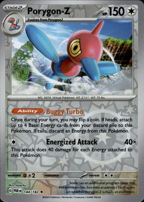 Porygon-Z 144/182 Paradox Rift Ungraded