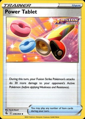 Power Tablet 236/264 Fusion Strike Ungraded