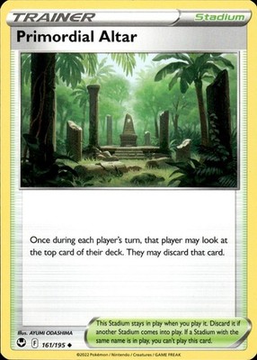 Primordial Altar 161/195 Silver Tempest Ungraded