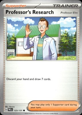 Professor's Research [Professor Elm] 123/131 Prismatic Evolutions Ungraded