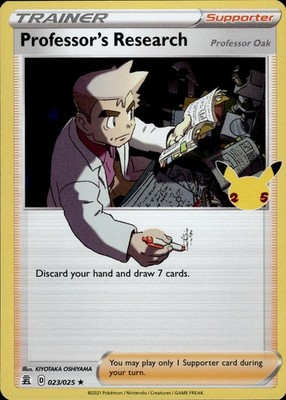 Professor's Research (Professor Oak) 023/025 Celebrations Ungraded