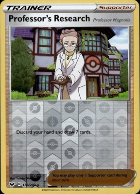 Professor's Research (Professor Magnolia) 178/202 Sword & Shield Ungraded