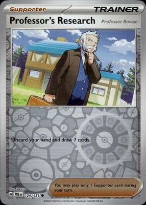 Professor's Research [Professor Rowan] 124/131 SV: Prismatic Evolutions Ungraded