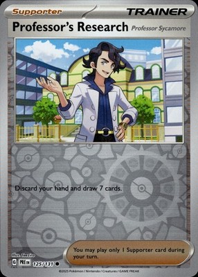 Professor's Research [Professor Sycamore] 125/131 SV: Prismatic Evolutions Ungraded