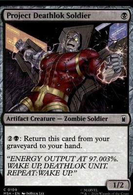 Project Deathlok Soldier 109 Marvel Super Heroes Ungraded