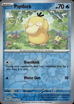 Psyduck 054/165 151 Ungraded