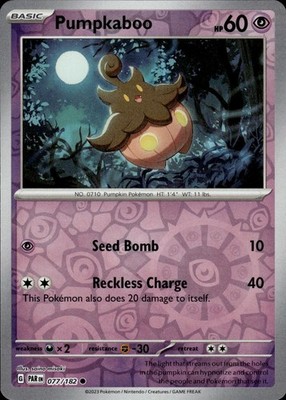 Pumpkaboo 077/182 Paradox Rift Ungraded