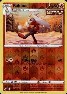 Raboot 027/198 Chilling Reign Ungraded