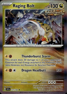 Raging Bolt 111/142 Stellar Crown Ungraded