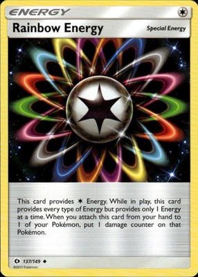 Rainbow Energy 137/149 SM Base Set Ungraded