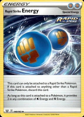 Rapid Strike Energy 140/163 Battle Styles Ungraded