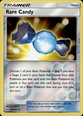 Rare Candy 129/149 SM Base Set Ungraded
