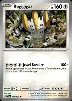 Regigigas 086/131 Prismatic Evolutions Ungraded