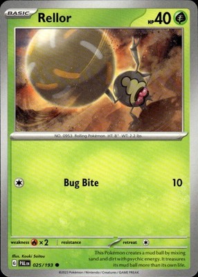 Rellor 025/193 Paldea Evolved Ungraded