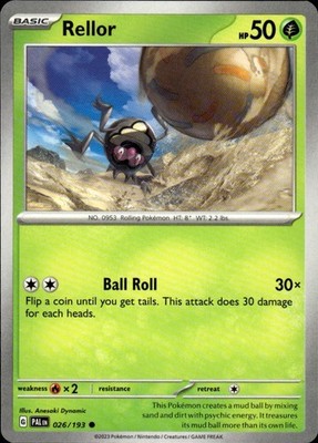 Rellor 026/193 Paldea Evolved Ungraded