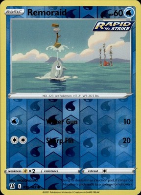 Remoraid 036/163 Battle Styles Ungraded