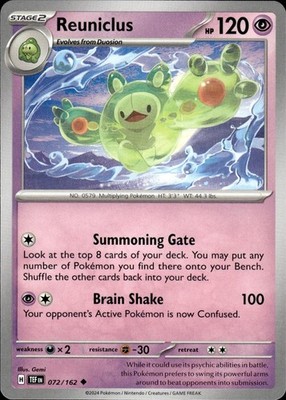 Reuniclus 072/162 Temporal Forces Ungraded