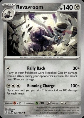 Revavroom 125/167 Twilight Masquerade Ungraded