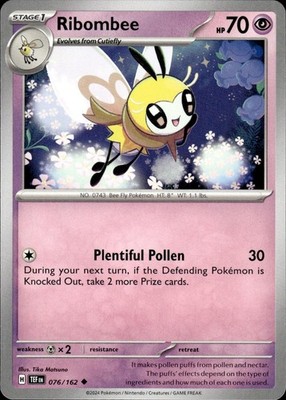 Ribombee 076/162 Temporal Forces Ungraded