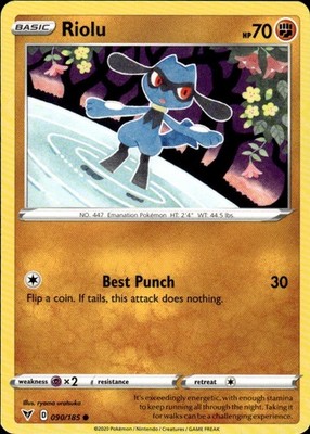 Riolu 090/185 Vivid Voltage Ungraded