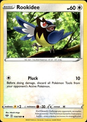 Rookidee 154/189 Darkness Ablaze Ungraded