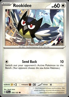 Rookidee 164/193 Paldea Evolved Ungraded
