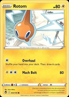 Rotom 053/195 Silver Tempest Ungraded