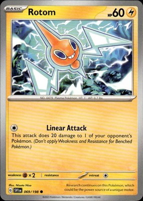 Rotom 069/198 Scarlet & Violet Ungraded