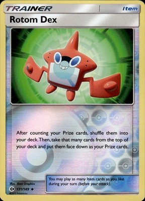 Rotom Dex 131/149 SM Base Set Ungraded