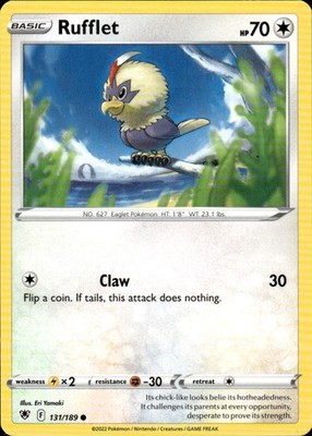 Rufflet 131/189 Astral Radiance Ungraded