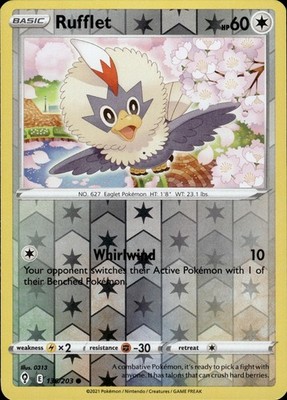 Rufflet 136/203 Evolving Skies Ungraded