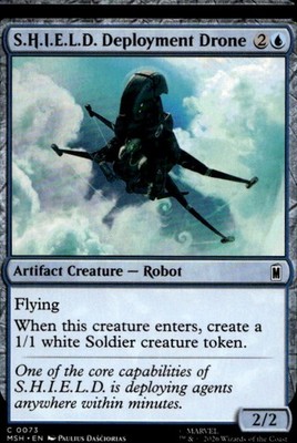 S.H.I.E.L.D. Deployment Drone 73 Marvel Super Heroes Ungraded