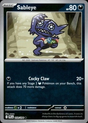 Sableye 059/094 Phantasmal Flames Ungraded