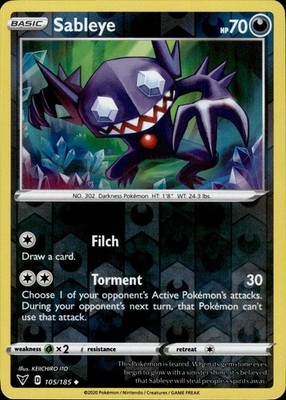 Sableye 105/185 Vivid Voltage Ungraded