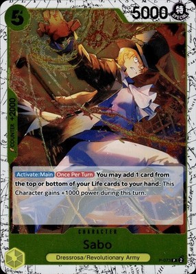 Sabo (Pirate Foil) P-073 Premium Booster -The Best- Vol. 2 Ungraded