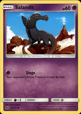 Salandit 46/111 Crimson Invasion Ungraded