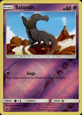 Salandit 46/111 Crimson Invasion Ungraded