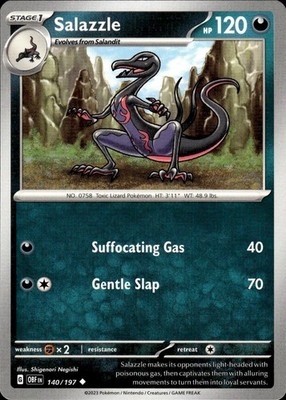 Salazzle - Darkrai Deck 140/197 Battle Academy 2024 Ungraded
